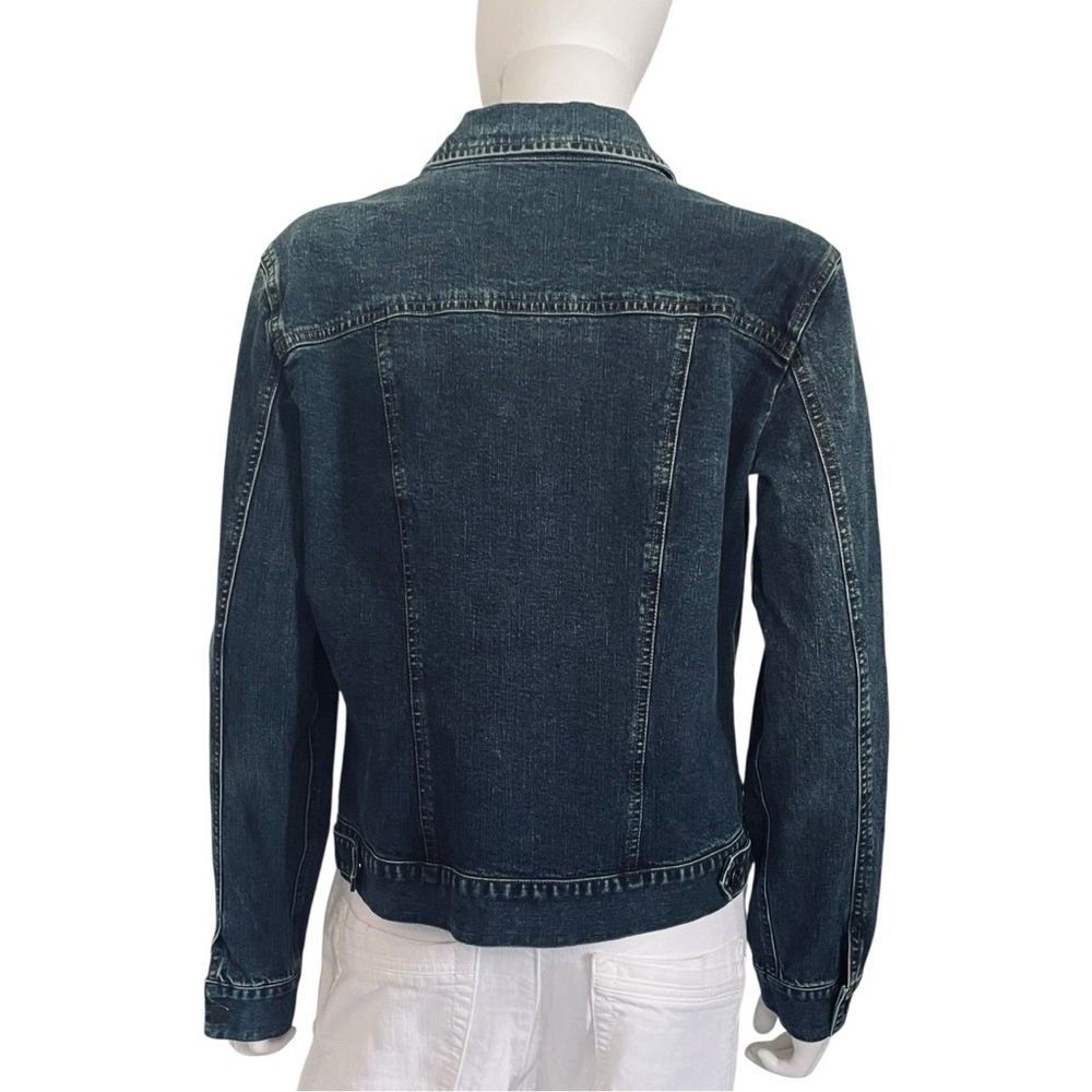 Vintage Harold's Women’s Blue Denim Jeans Trucker Jacket, Size M - Picture 5 of 7